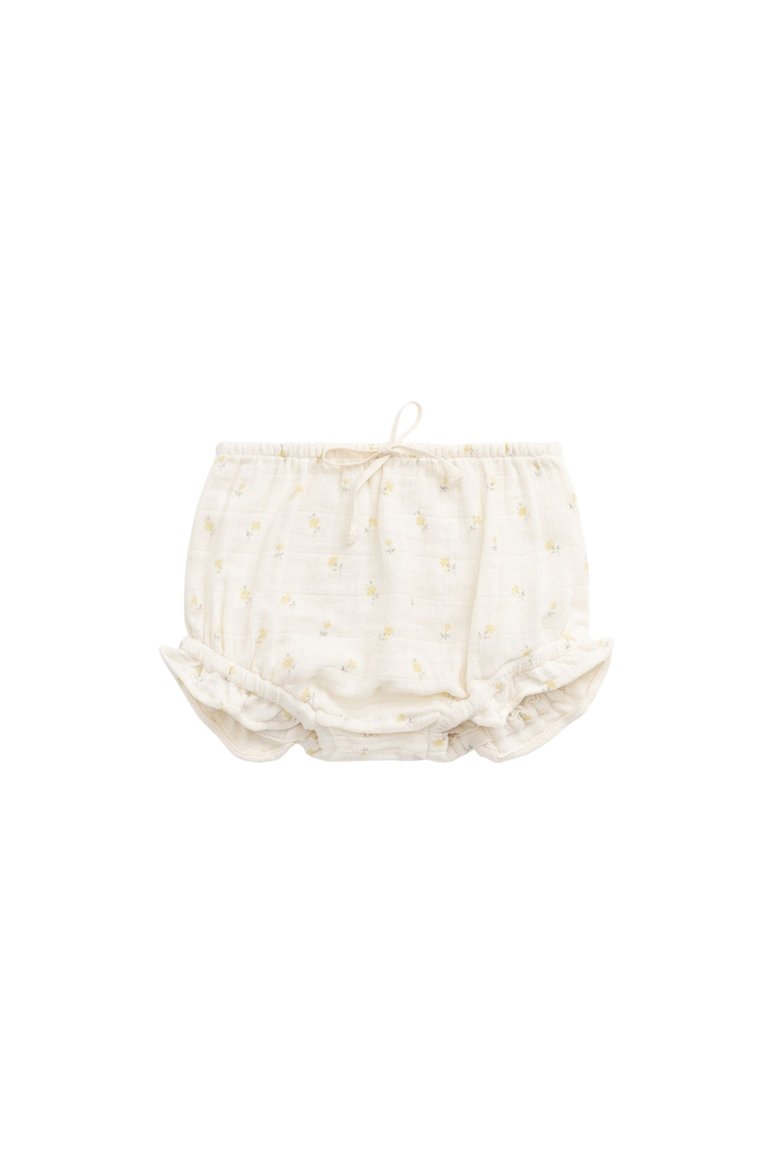 Organic Cotton Muslin Frill Bloomer - Vintage Ditsy Childrens Bloomer from Jamie Kay USA