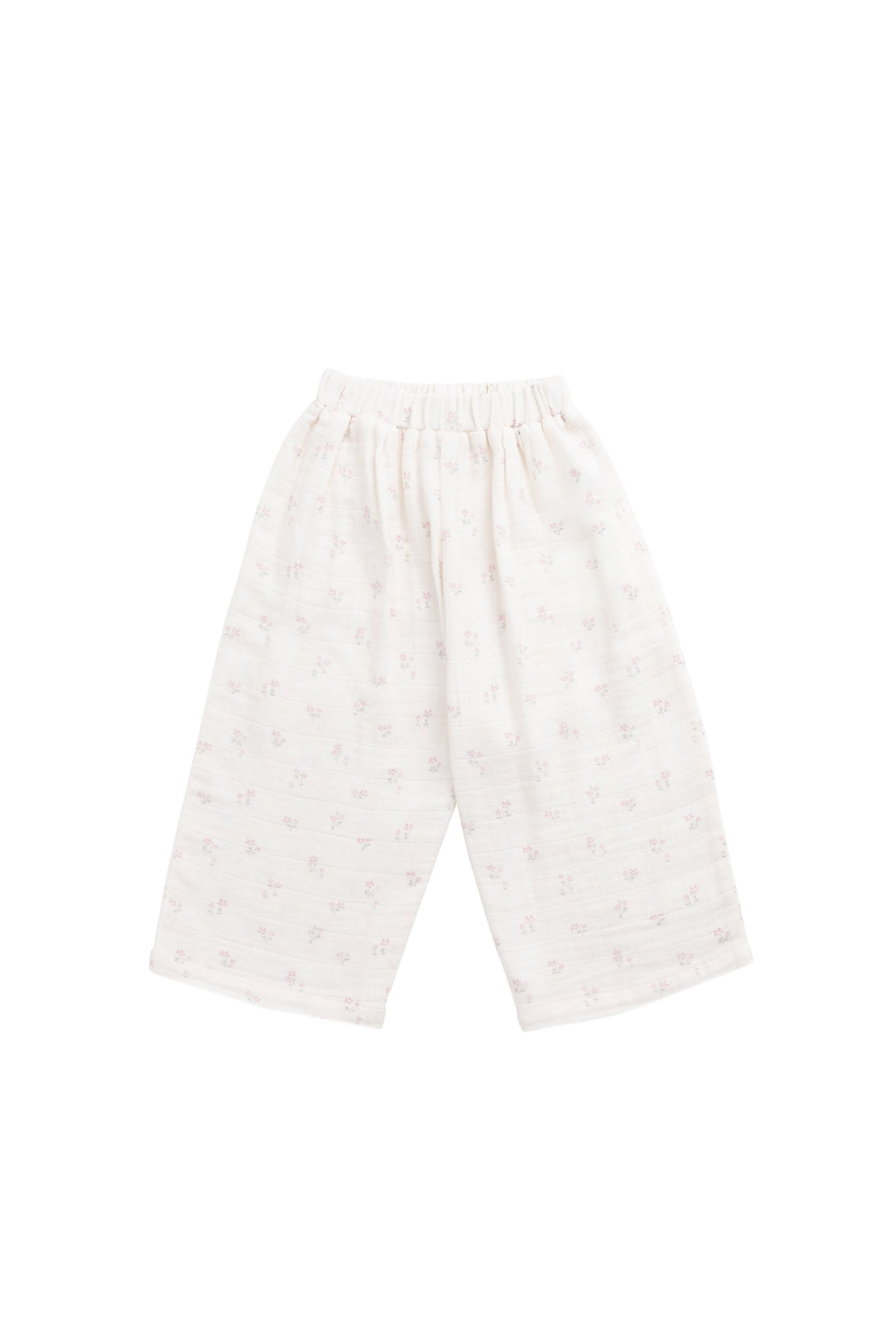 Organic Cotton Muslin Odette Pant - Pauline Pink Childrens Pant from Jamie Kay USA