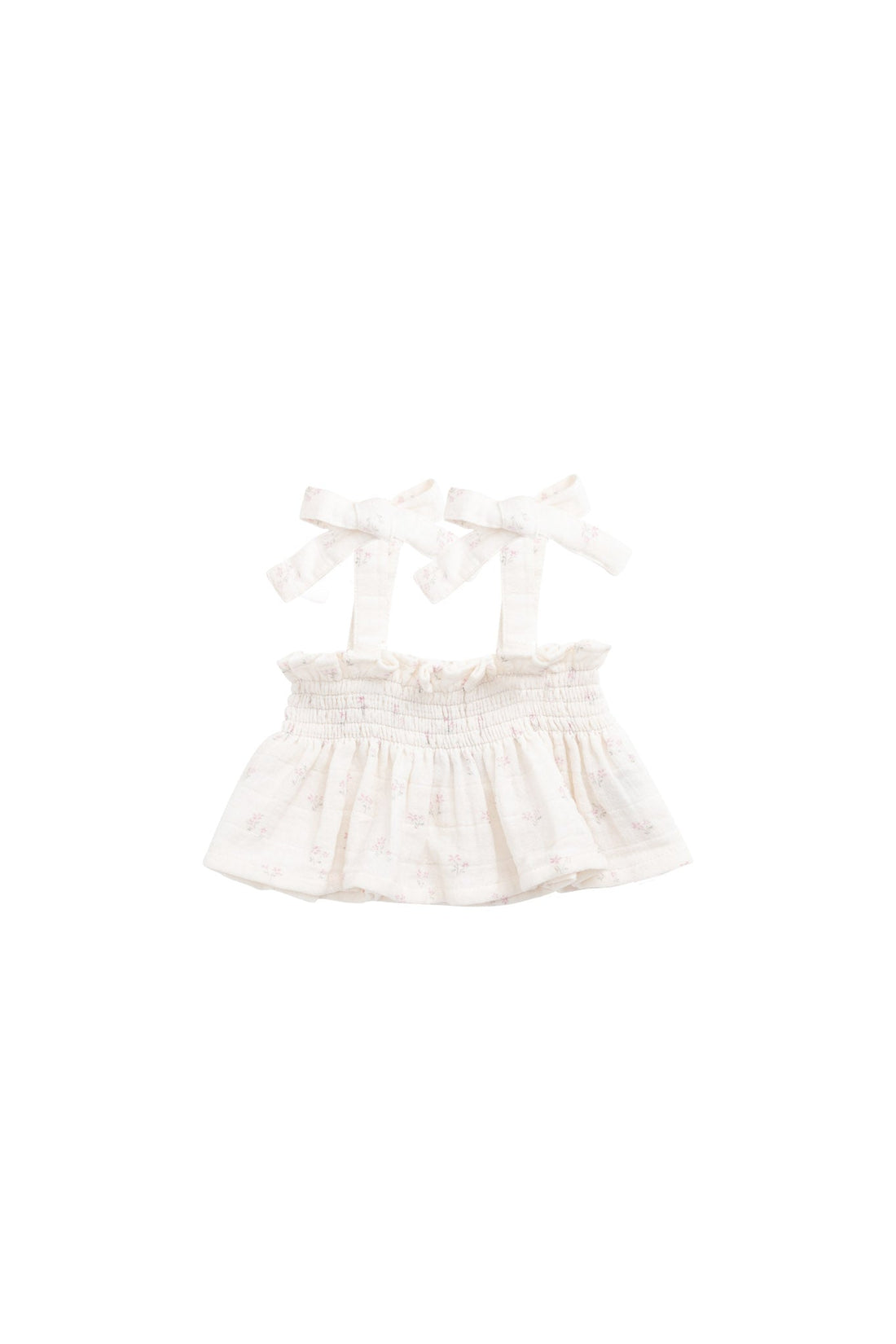 Organic Cotton Muslin Odette Top - Pauline Pink Childrens Top from Jamie Kay USA