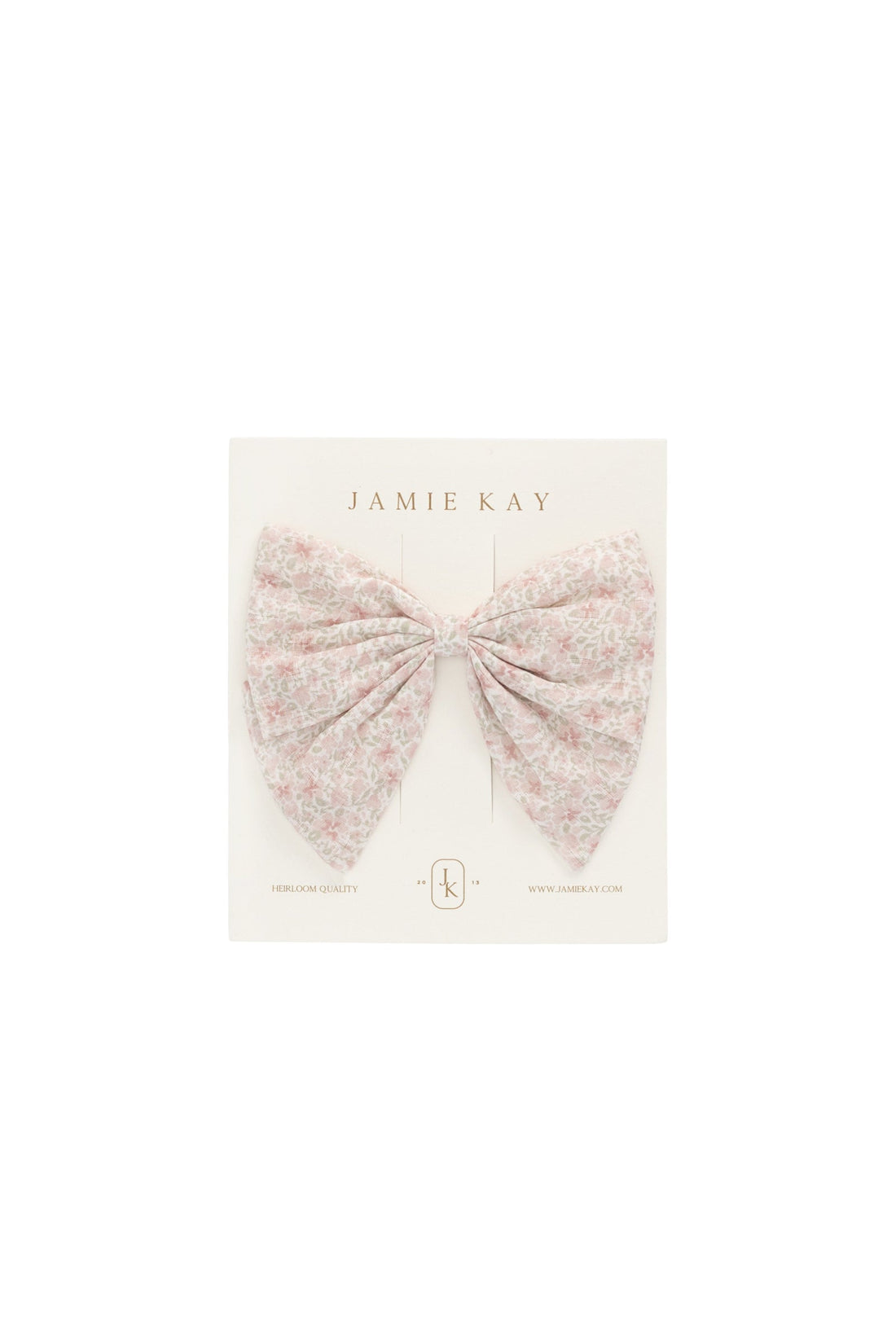 Organic Cotton Myla Bow - Claudette Rose Childrens Bow from Jamie Kay USA