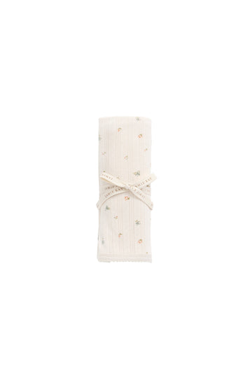 Organic Cotton Pointelle Murphy Wrap - Sweet Magnolia Simple Childrens Wrap from Jamie Kay USA