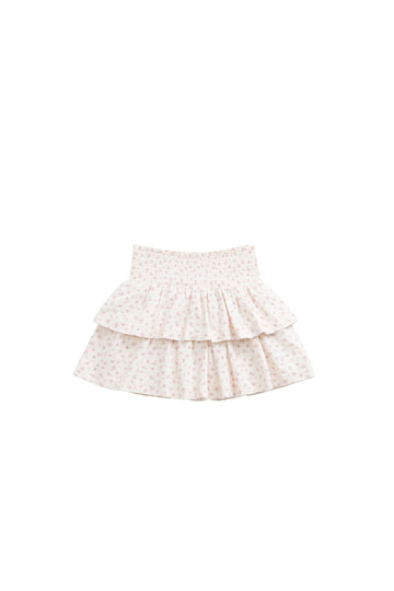 Organic Cotton Ruby Skirt - Victoria Blush Childrens Skirt from Jamie Kay USA