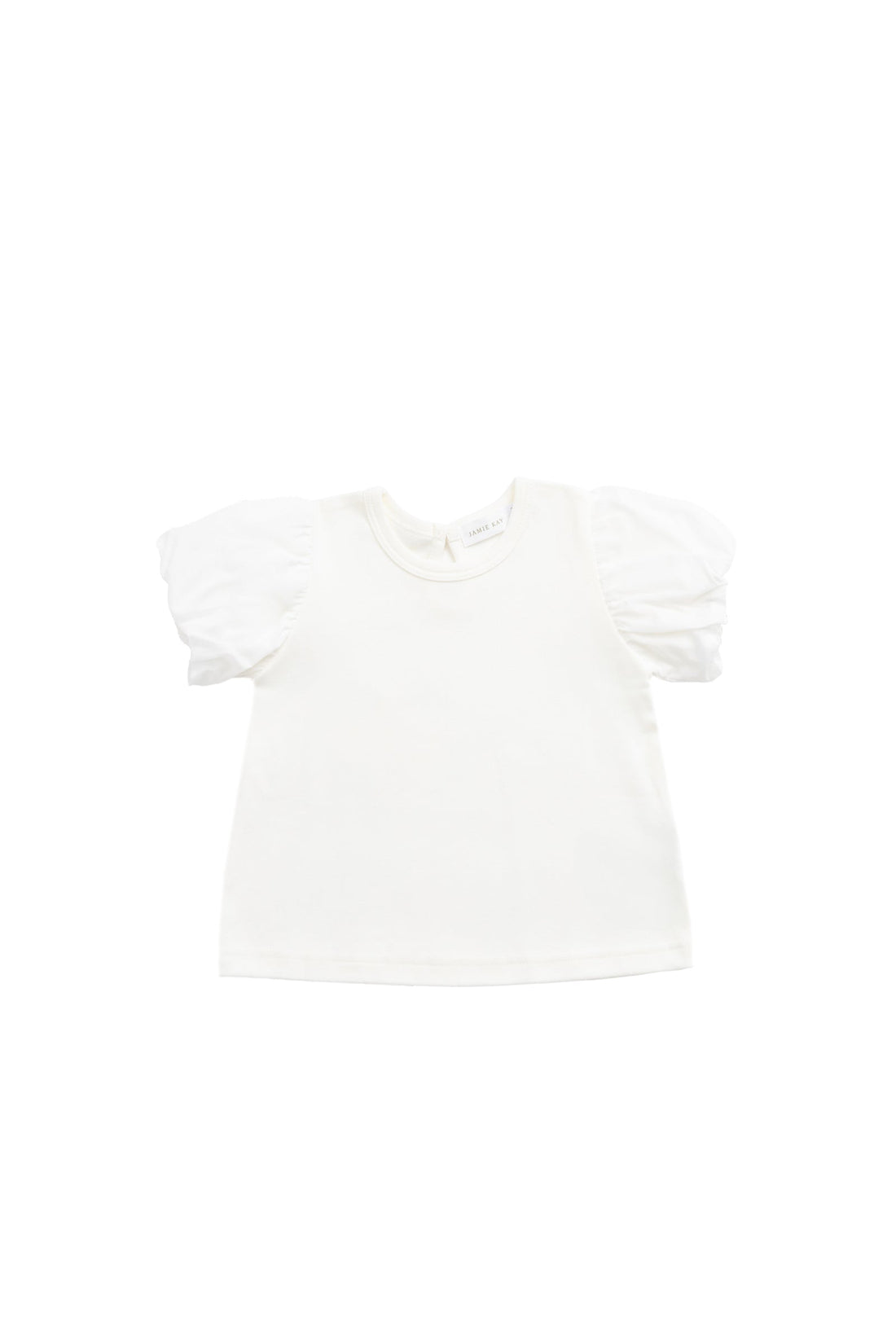 Pima Cotton Myla Top - Parchment Childrens Top from Jamie Kay USA