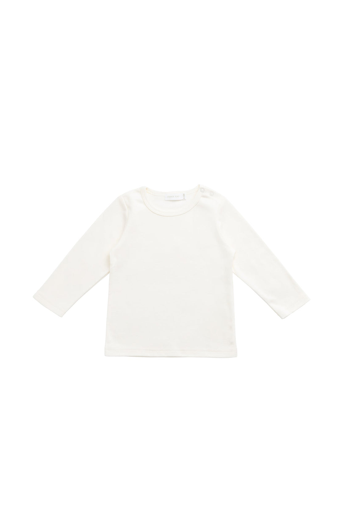 Pima Cotton Vinny Long Sleeve Top - Cloud Childrens Top from Jamie Kay USA