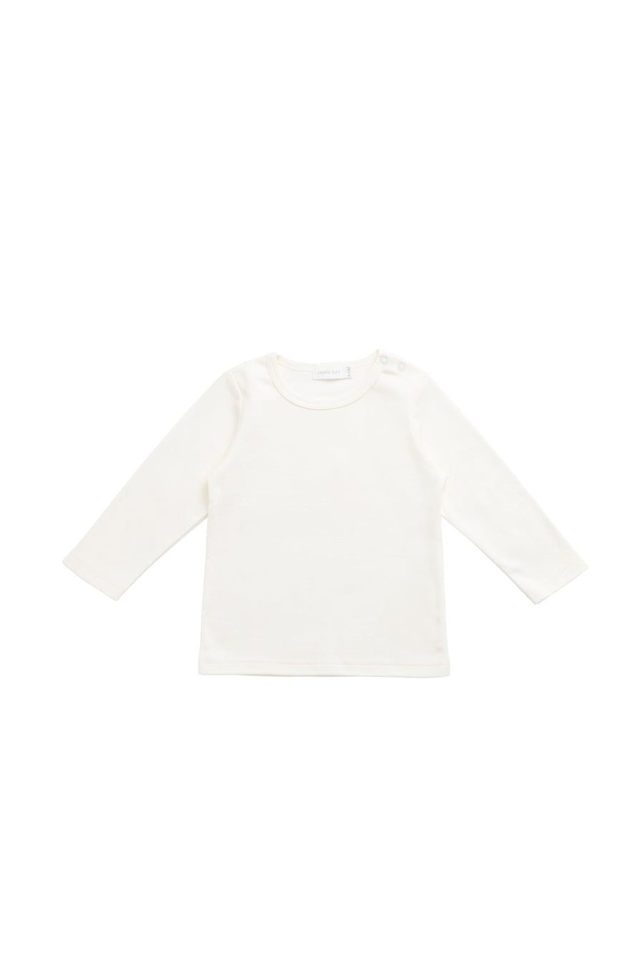Pima Cotton Vinny Long Sleeve Top - Cloud Childrens Top from Jamie Kay USA