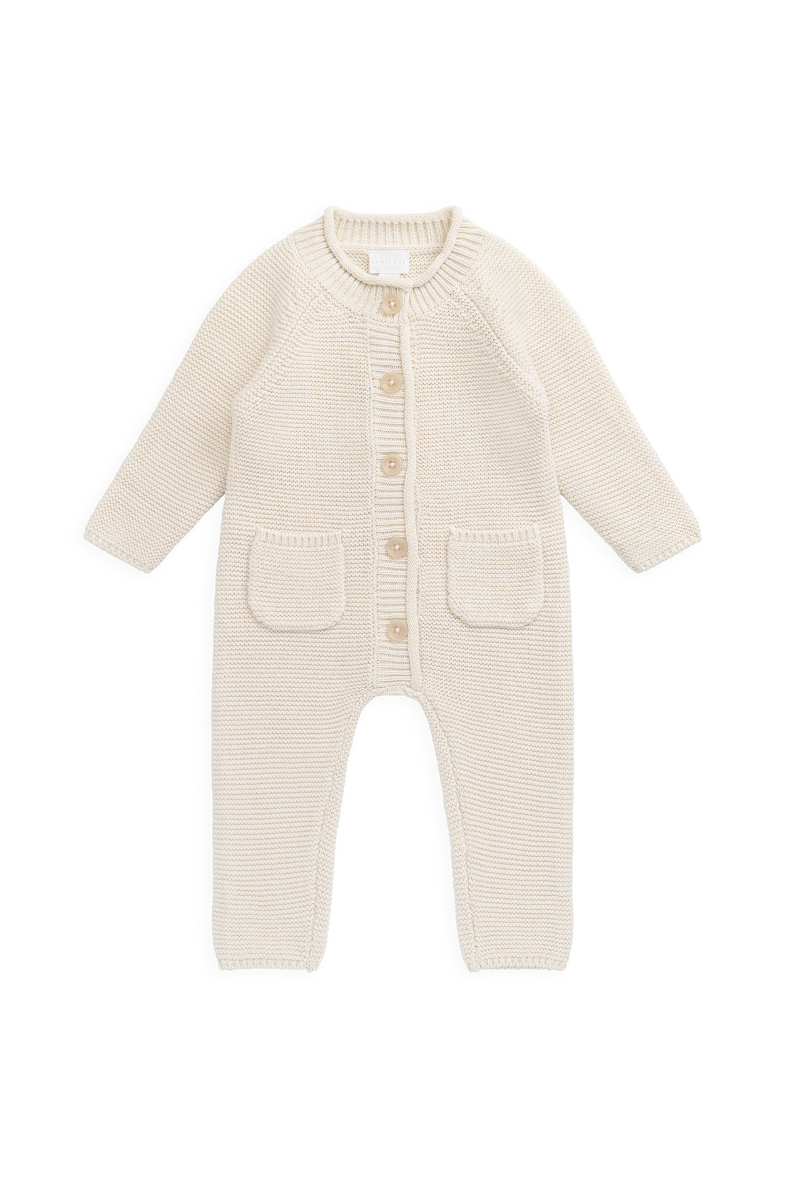 Cameron Knitted Onepiece - Vanilla Childrens Onepiece from Jamie Kay USA
