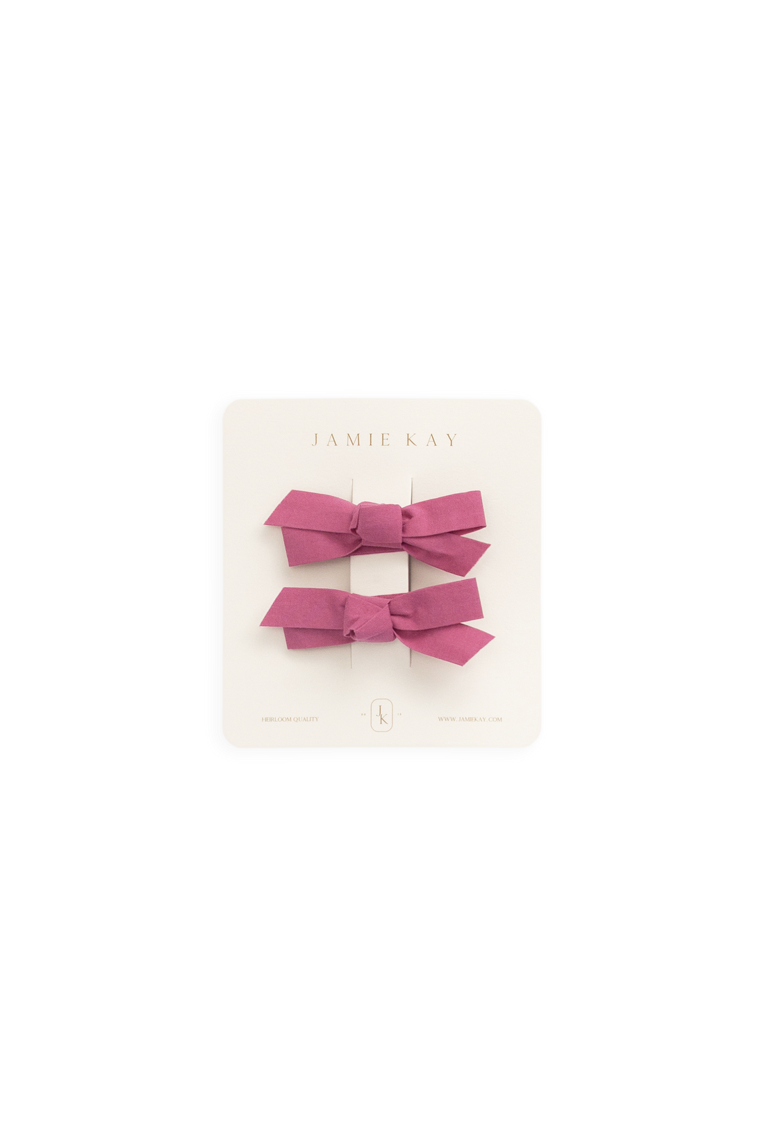 Hartlen 2PK Clip - Rose Petal Childrens Hair Accessories from Jamie Kay USA