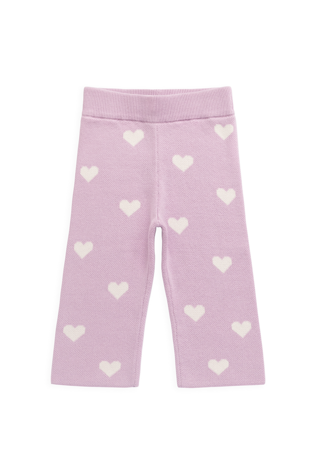 Kayla Pant - Kayla Heart Jacquard Orchid Dream Childrens Pants from Jamie Kay USA