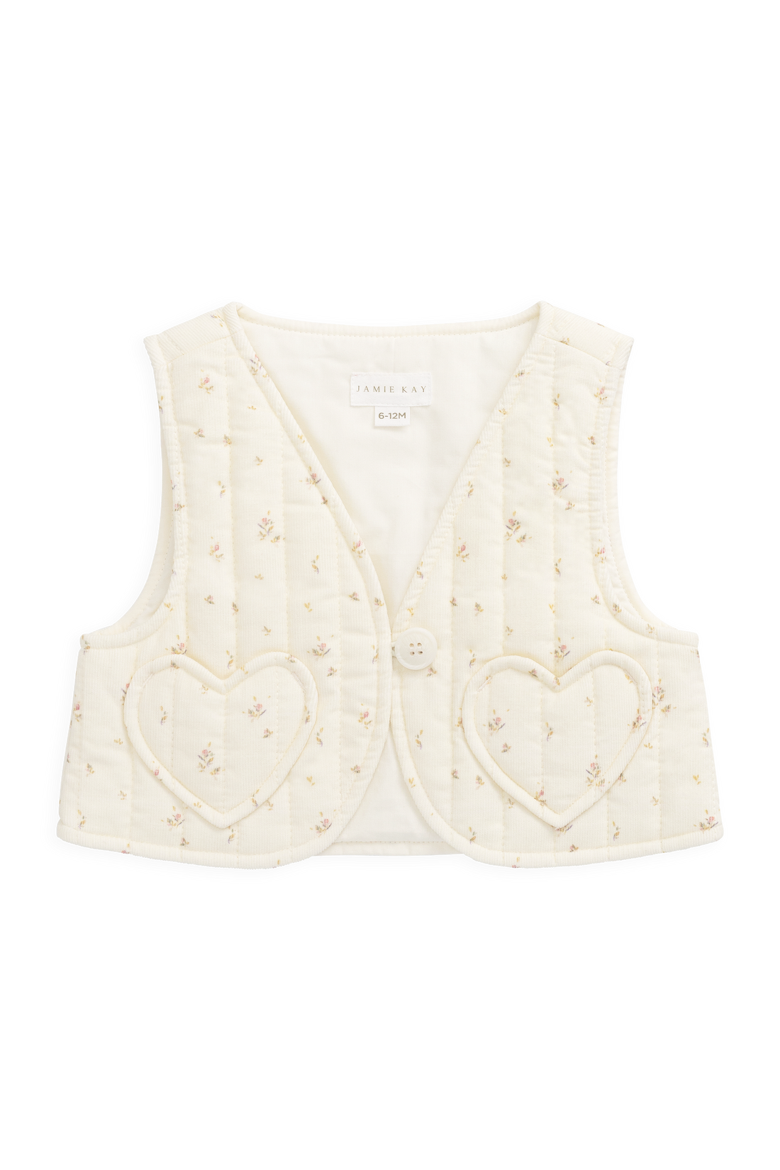 Londyn Pincord Vest - Dina Antique Childrens Vest from Jamie Kay USA