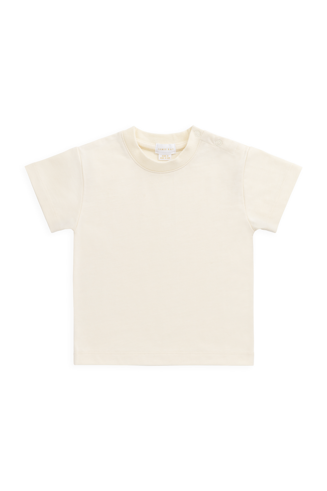 Organic Cotton Bjorn Tee - Cloud Childrens Top from Jamie Kay USA