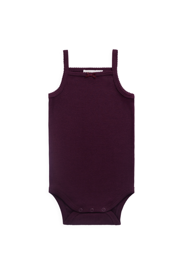 Organic Cotton Modal Laylin Singletsuit - Fig Childrens Bodysuit from Jamie Kay USA
