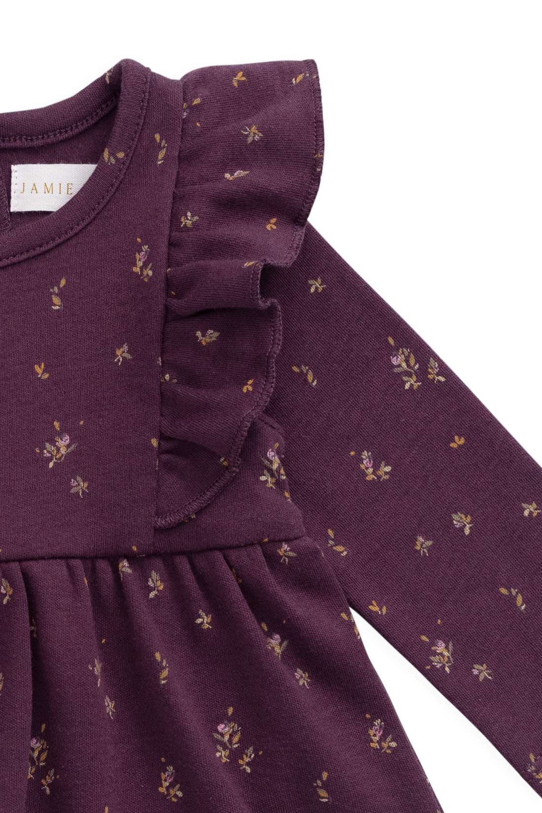 Organic Cotton Vivienne Playsuit - Dina Fig Childrens Playsuit from Jamie Kay USA