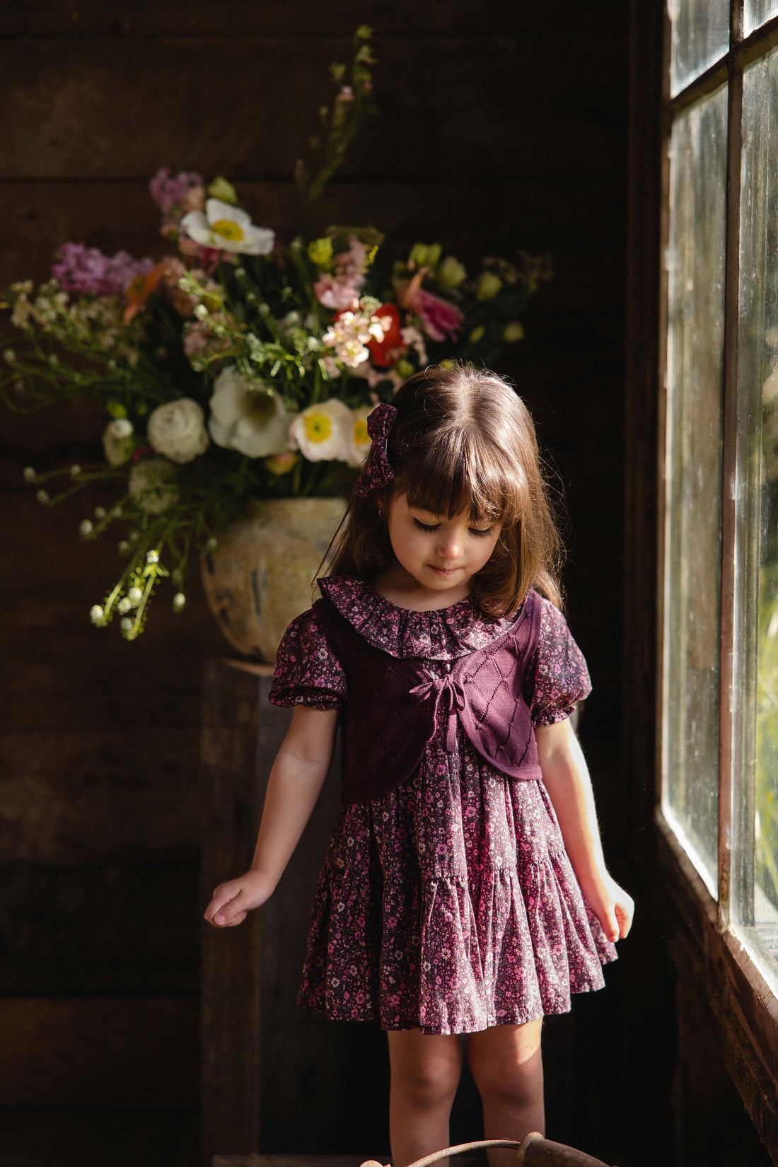 Organic Cotton Acacia Dress - Flora Fig Childrens Dress from Jamie Kay USA