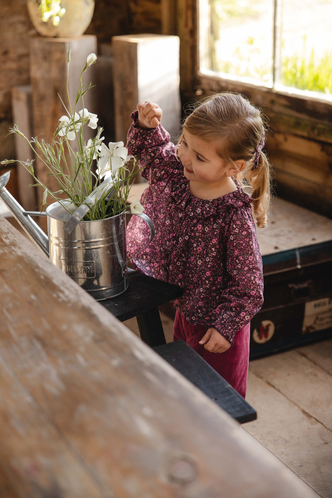 Organic Cotton Cecile Top - Flora Fig Childrens Top from Jamie Kay USA