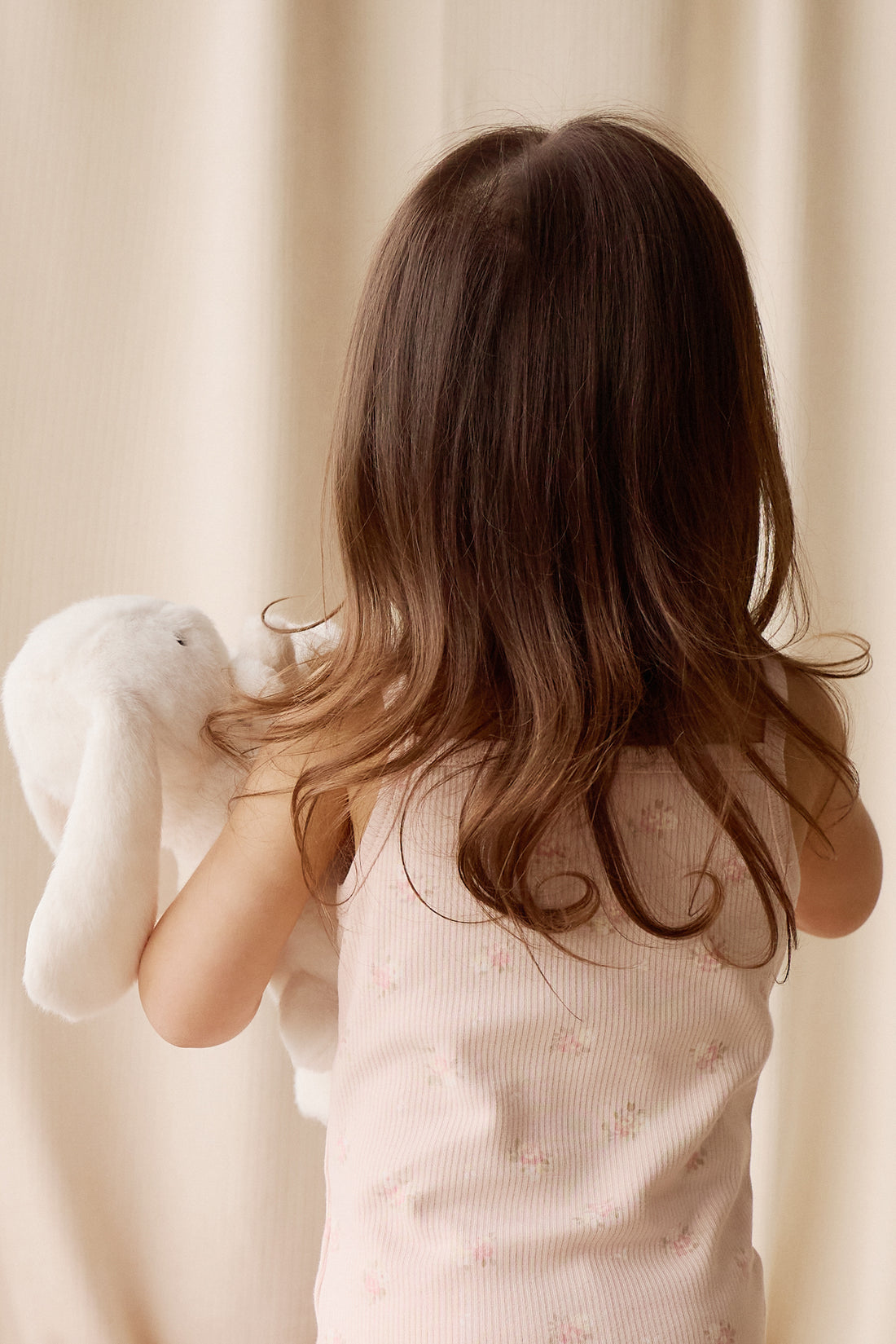 Organic Cotton Fine Rib Ari Singlet Pyjama Set - Simone Morganite Childrens Pyjama from Jamie Kay USA