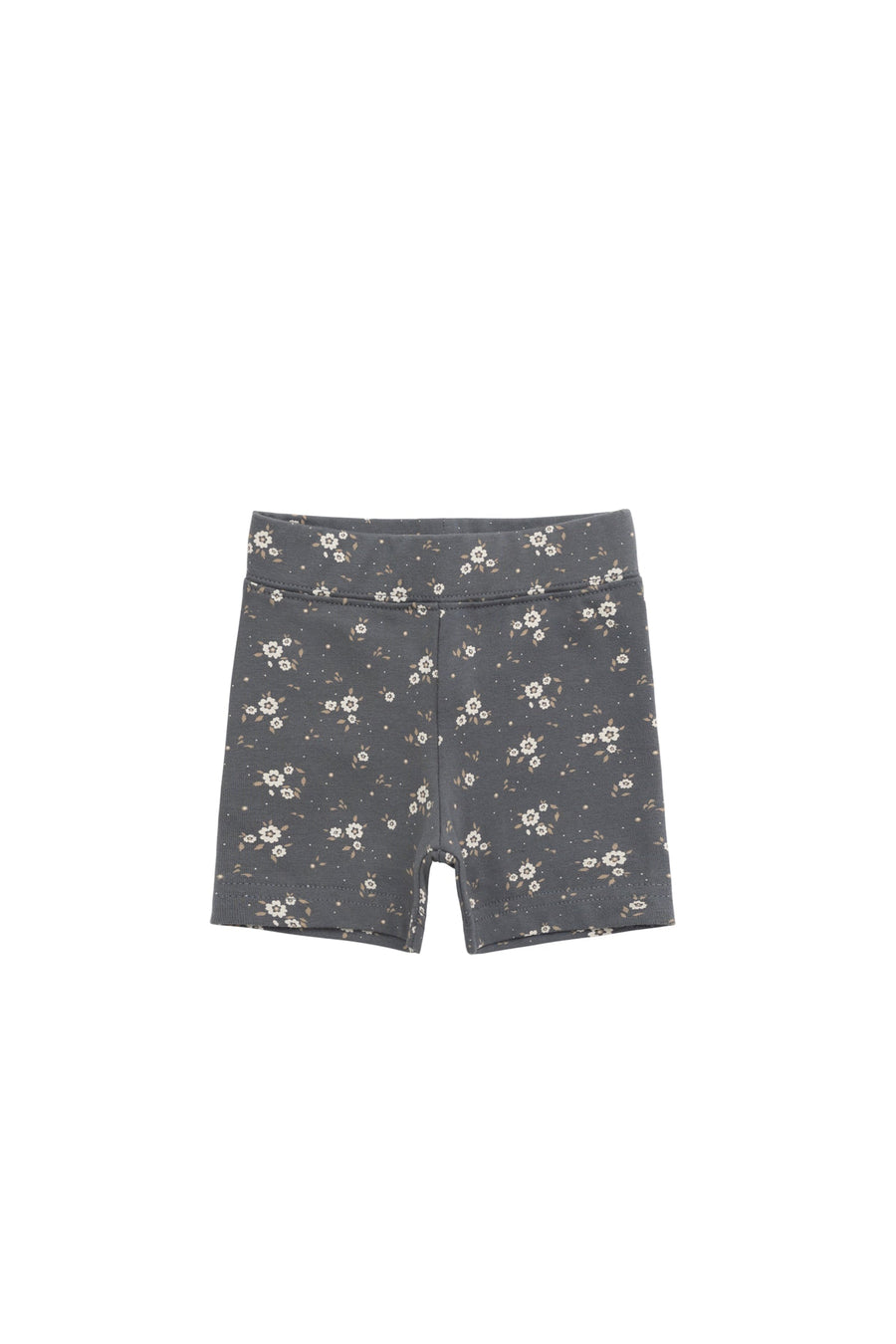 Organic Cotton Everyday Bike Short - Lulu Bloom Lava Childrens Short from Jamie Kay USA