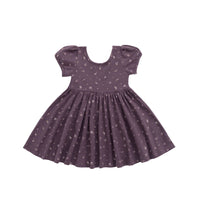 Organic Cotton Meadow Dress - Goldie Huckleberry Large Childrens Dress from Jamie Kay USA