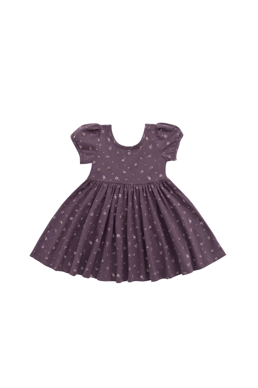 Organic Cotton Meadow Dress - Goldie Huckleberry Large Childrens Dress from Jamie Kay USA