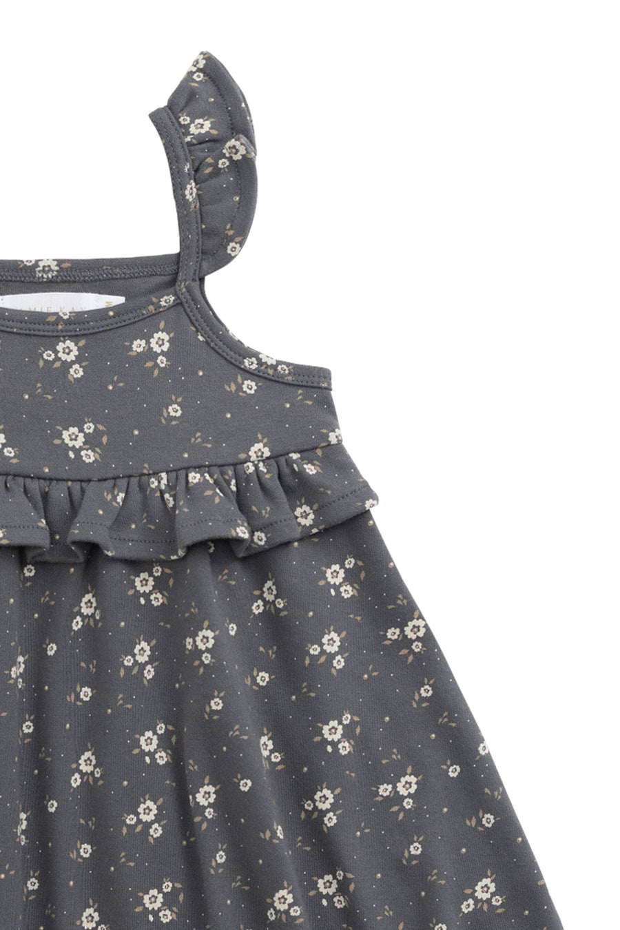 Organic Cotton Molly Dress - Lulu Bloom Lava Childrens Dress from Jamie Kay USA