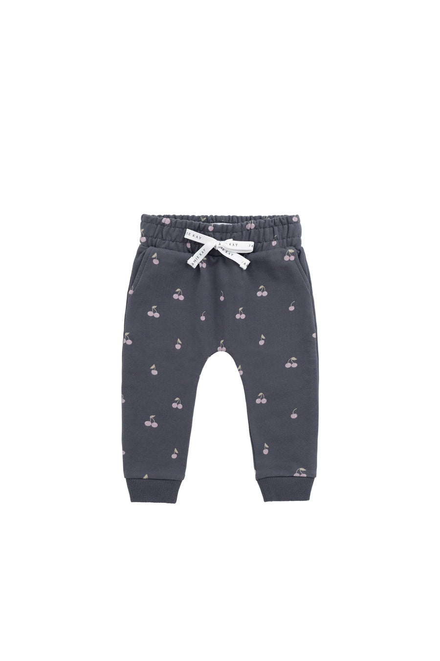 Organic Cotton Morgan Track Pant - Cherry Love Lava Childrens Pant from Jamie Kay USA