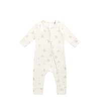 Organic Cotton Reese Zip Onepiece - Pennys Baby Friends Childrens Pyjama from Jamie Kay USA