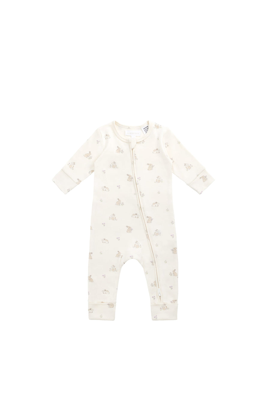 Organic Cotton Reese Zip Onepiece - Pennys Baby Friends Childrens Pyjama from Jamie Kay USA