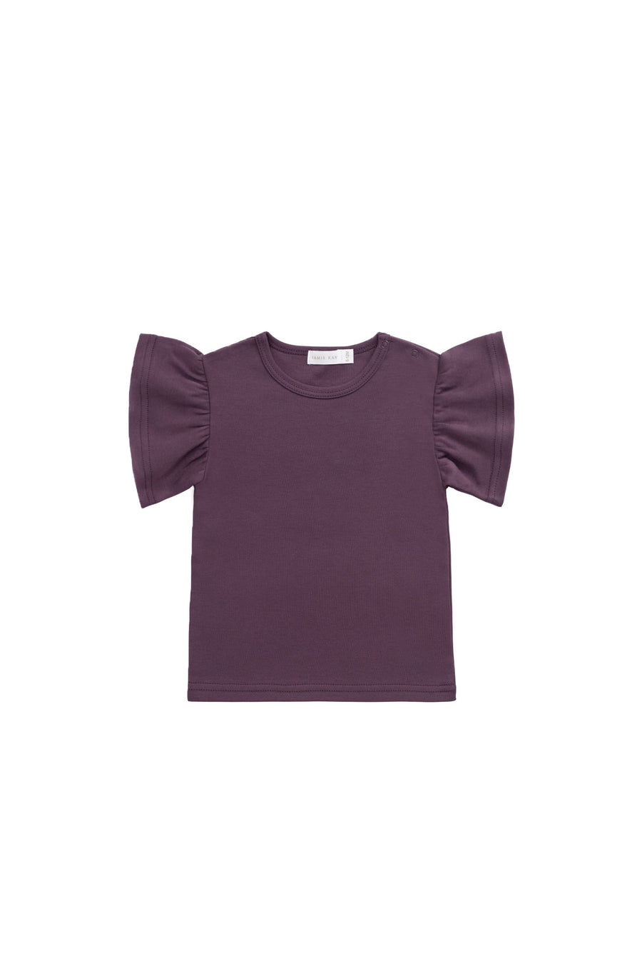 Pima Cotton Leah Top - Blackberry Childrens Top from Jamie Kay USA