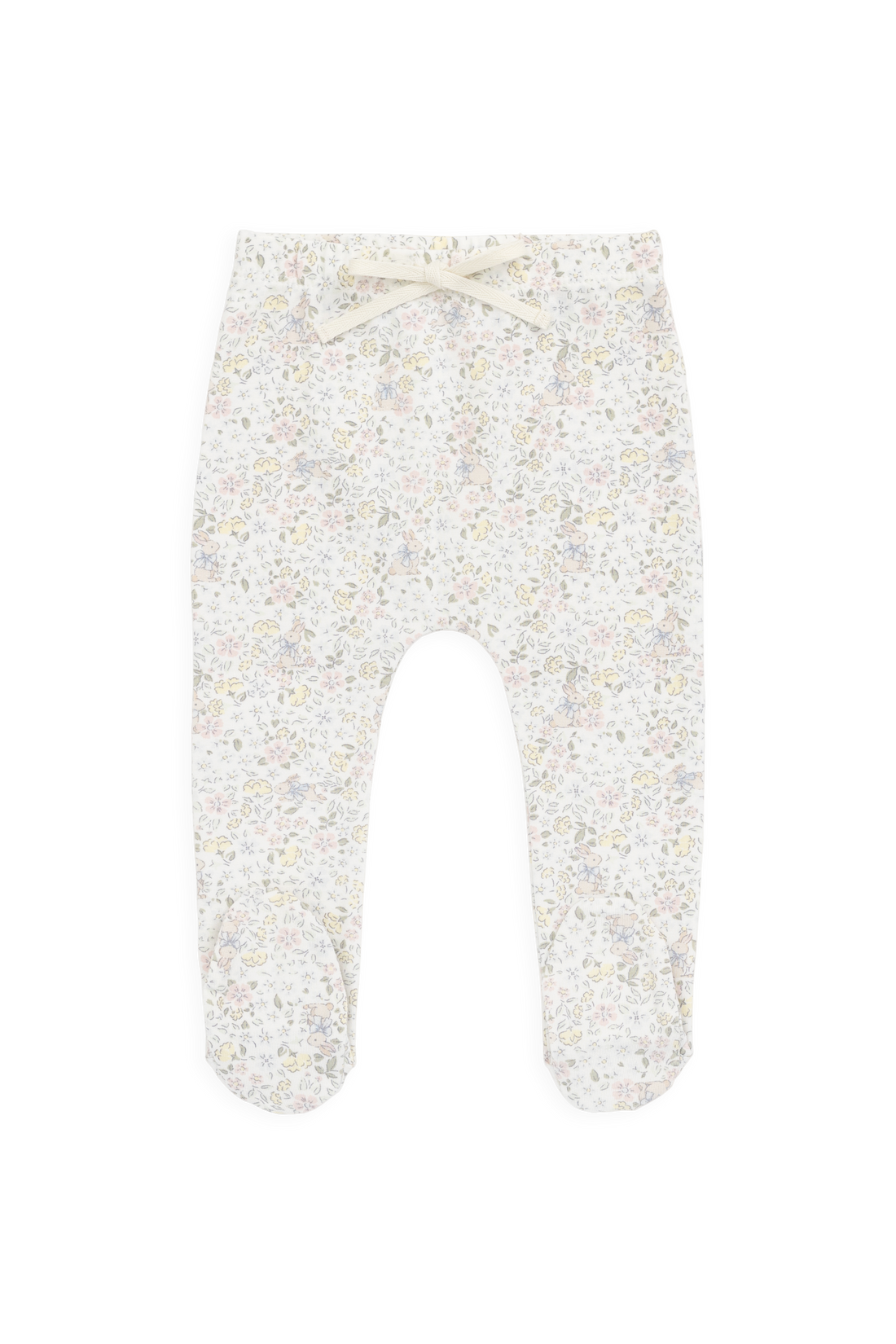 Organic Cotton Footed Pant-Cottage Garden Childrens Pant from Jamie Kay USA