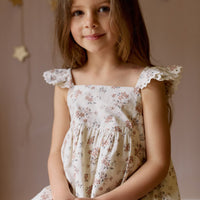 Organic Cotton Elodie Dress - Selena Blush Childrens Dress from Jamie Kay USA