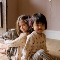 Penny Knitted Cardigan - Penny Flower Jacquard Childrens Cardigan from Jamie Kay USA