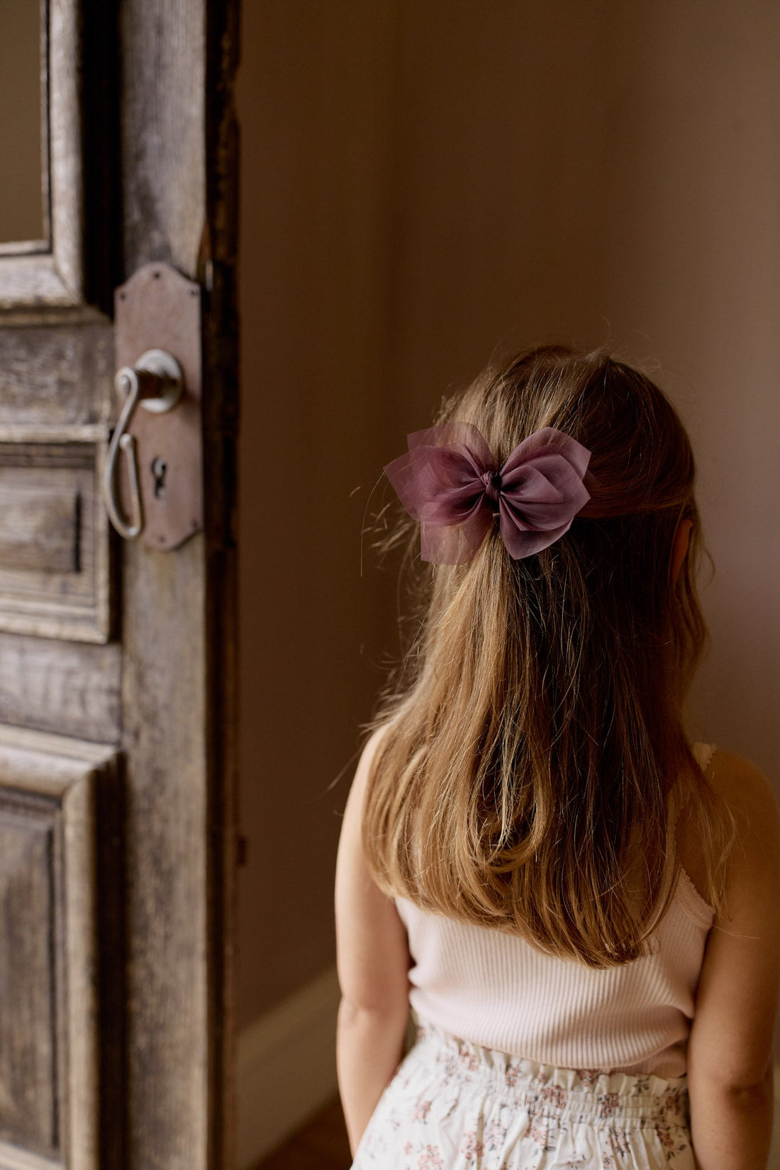 Fairy Bow - Wild Berry Childrens Bow from Jamie Kay USA