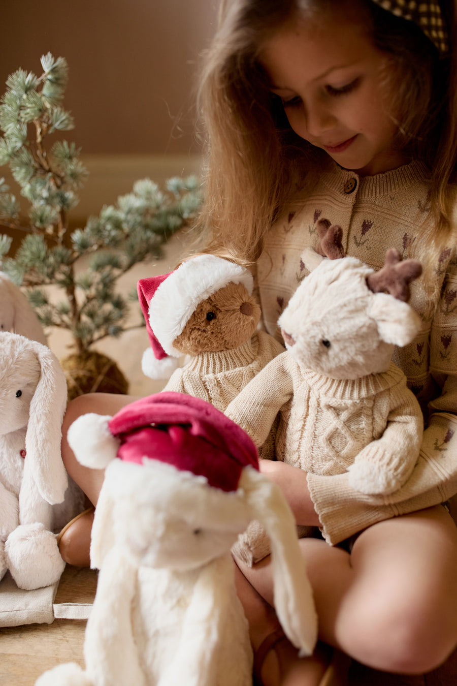 Snuggle Bunnies - Christmas Georgie Childrens Toy from Jamie Kay USA