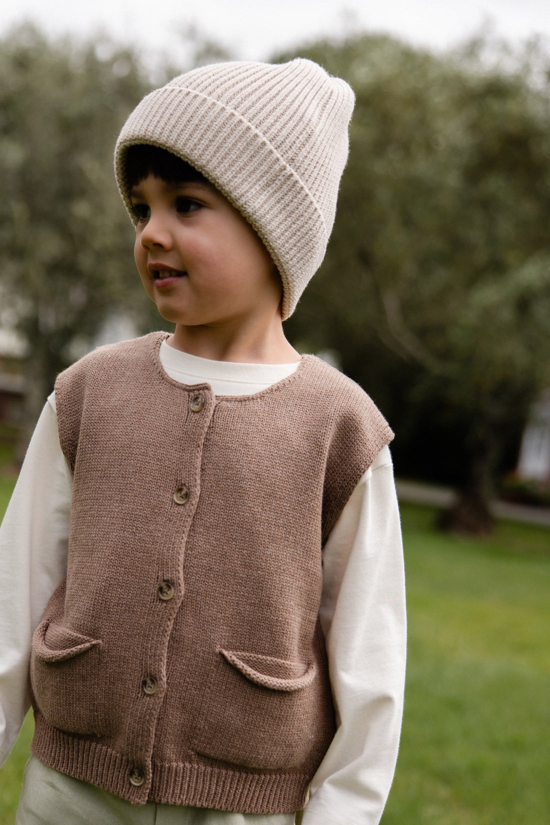 Flynn Vest - Doe Childrens Vest from Jamie Kay USA