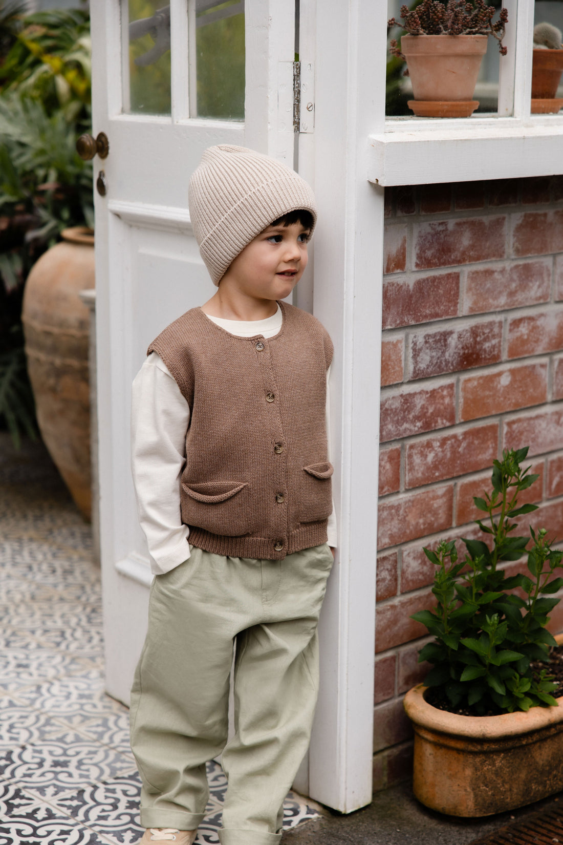 Flynn Vest - Doe Childrens Vest from Jamie Kay USA