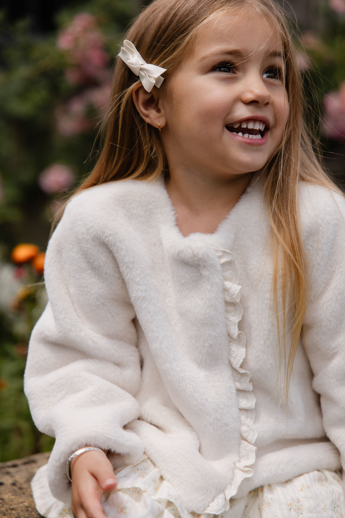 Bowie Jacket-Vanilla Childrens Footwear from Jamie Kay USA