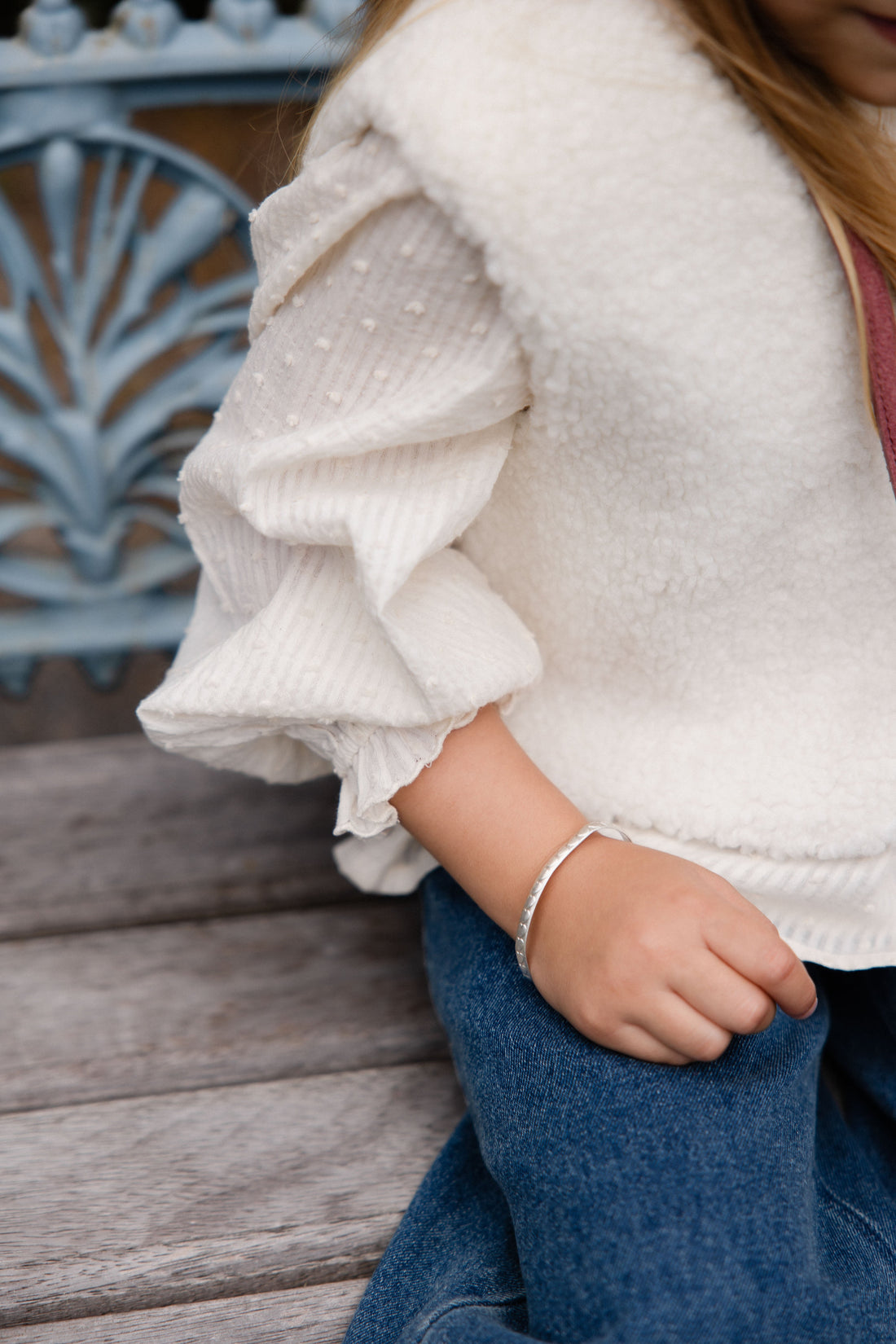 Organic Cotton Cecile Top-Parchment Childrens Top from Jamie Kay USA