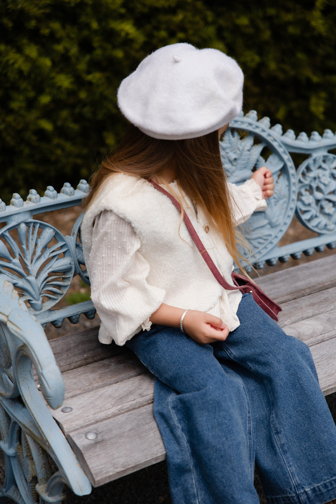 Petal Vest - Natural Childrens Vest from Jamie Kay USA