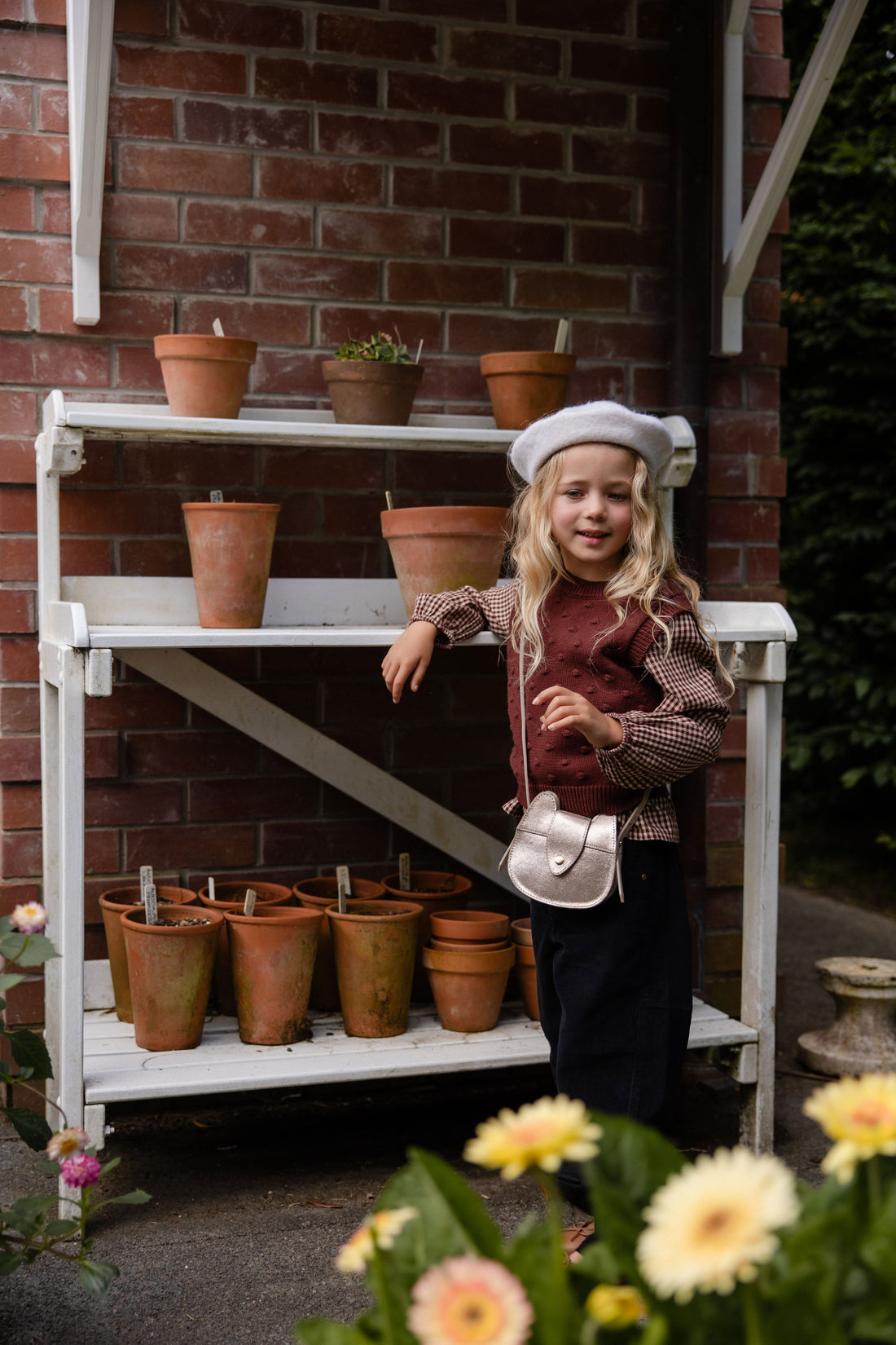 Albie Vest - Chocolate Chip Childrens Vest from Jamie Kay USA