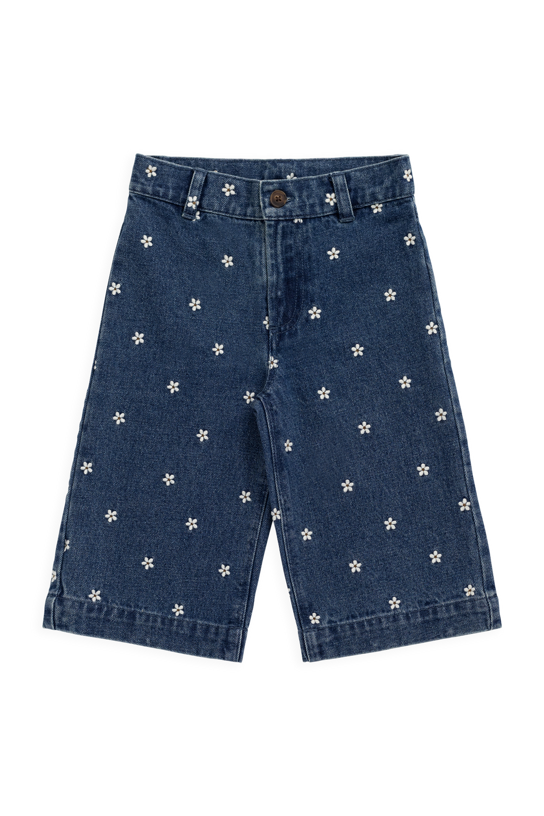 Amandine Pant-Josie Floral Denim Childrens Pant from Jamie Kay USA