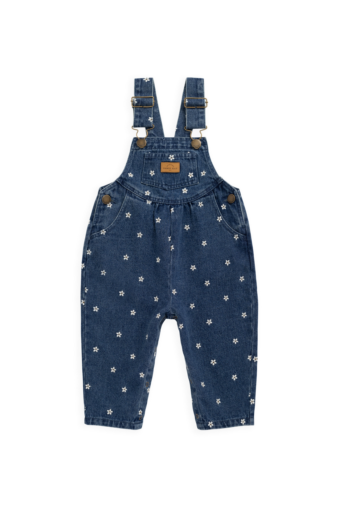 Cecil Overall-Josie Floral Denim Childrens Overall from Jamie Kay USA