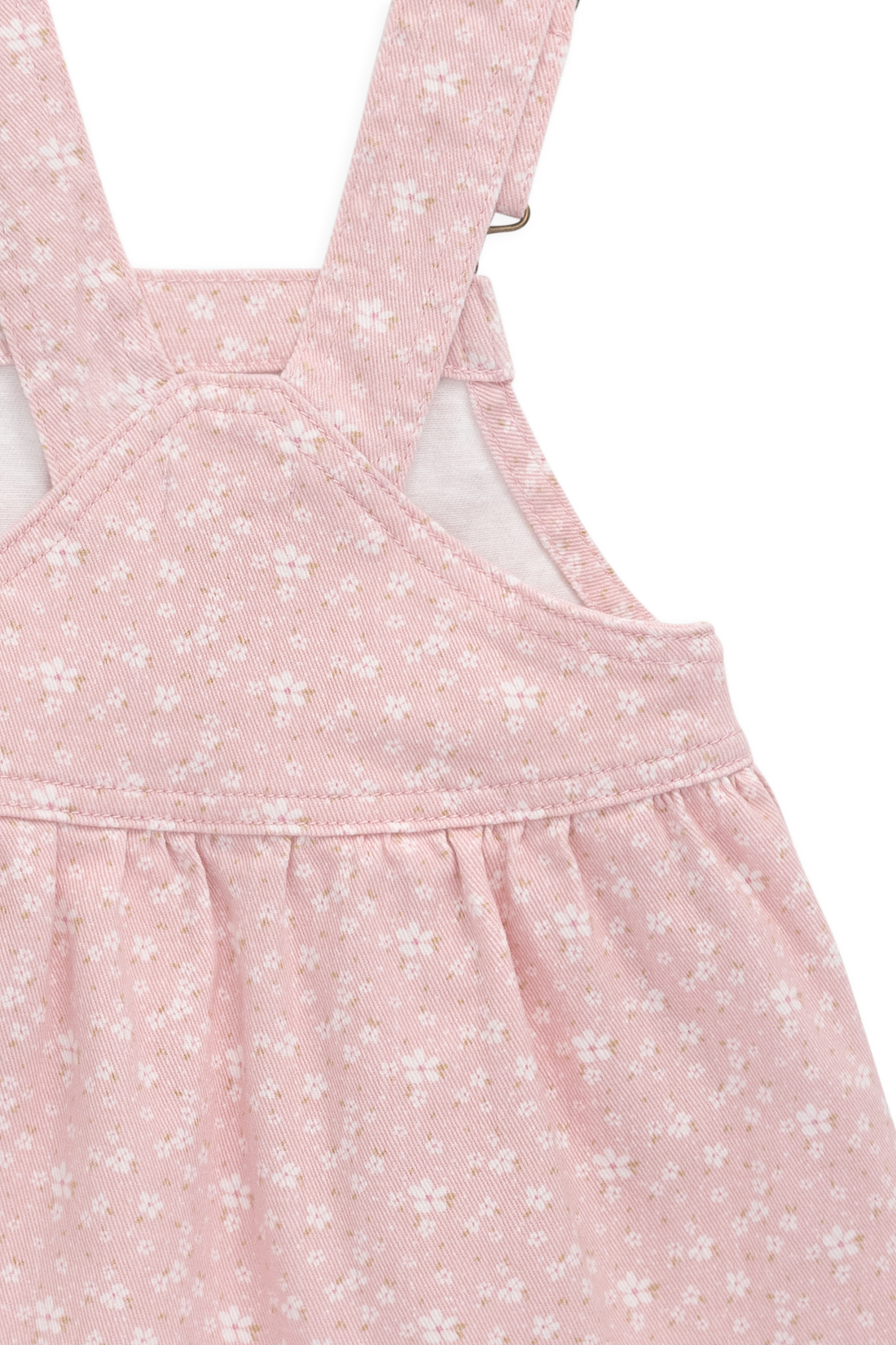 Norah Overall Dress-Paula Powder Childrens Dress from Jamie Kay USA