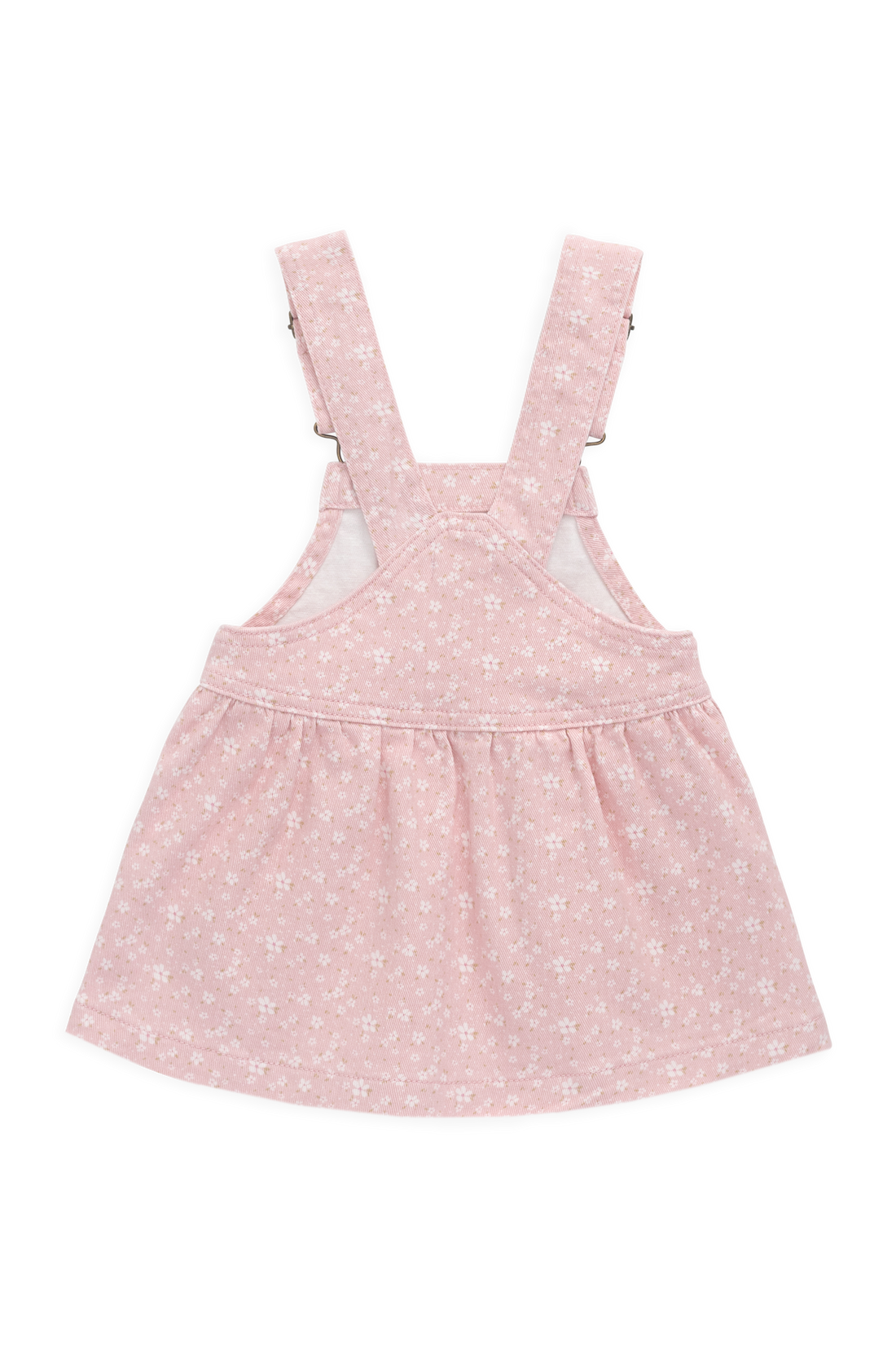 Norah Overall Dress-Paula Powder Childrens Dress from Jamie Kay USA