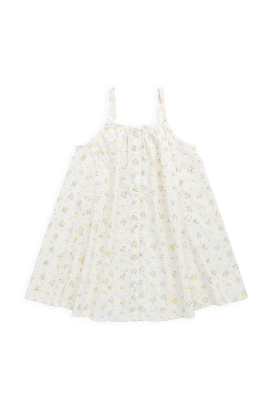 Organic Cotton Cosette Dress-Justine Parchment Childrens Dress from Jamie Kay USA