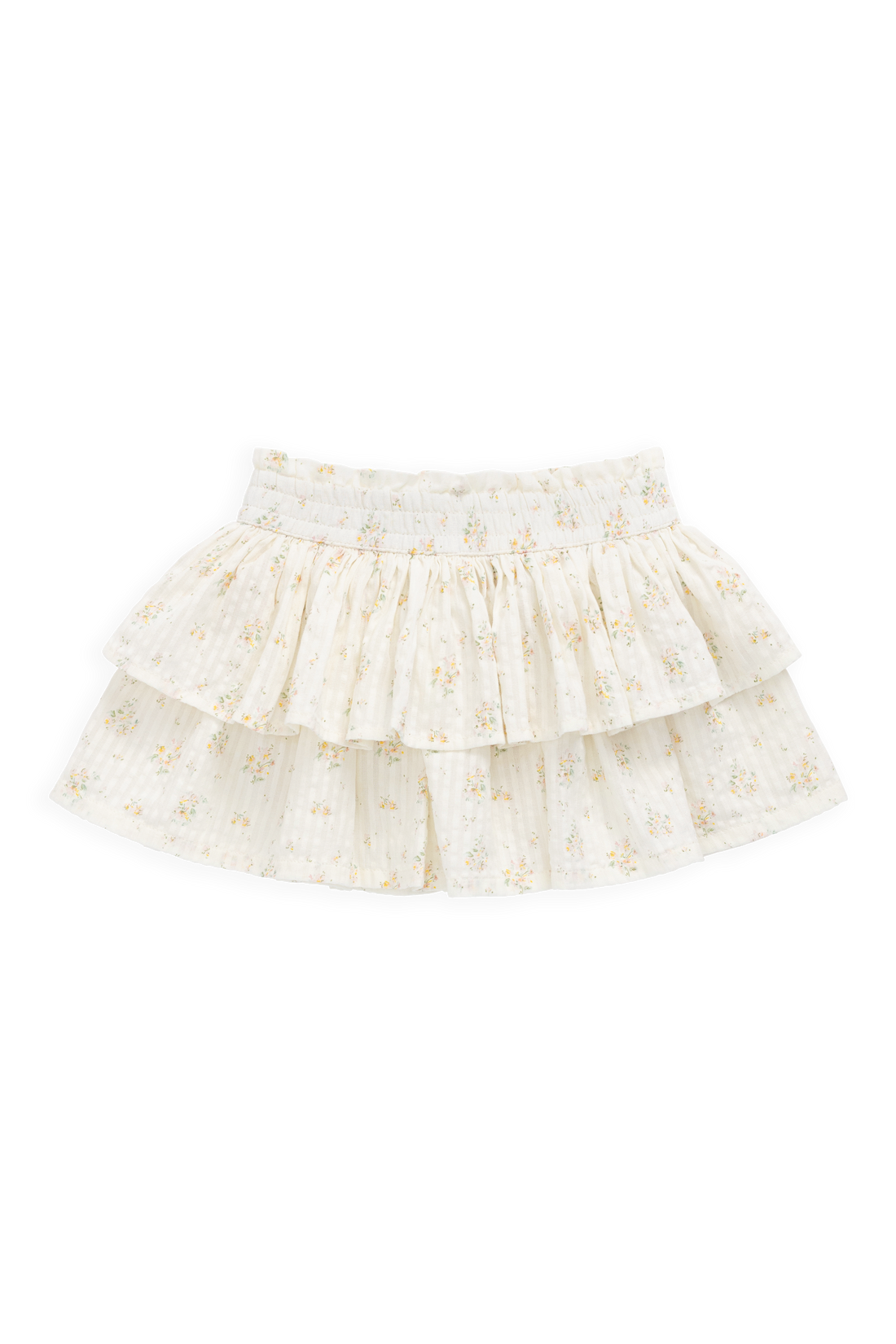 Organic Cotton Cosette Skirt-Justine Parchment Childrens Skirt from Jamie Kay USA
