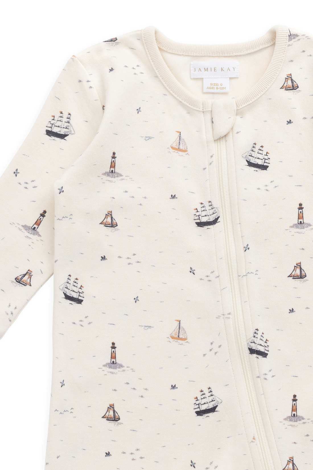 Organic Cotton Jude Onepiece-Sailing Day Childrens Onepiece from Jamie Kay USA