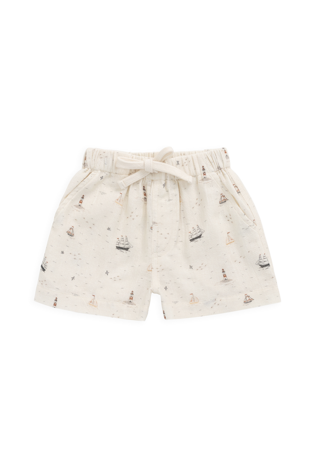 Organic Cotton Louis Short-Sailing Day Childrens Shorts from Jamie Kay USA