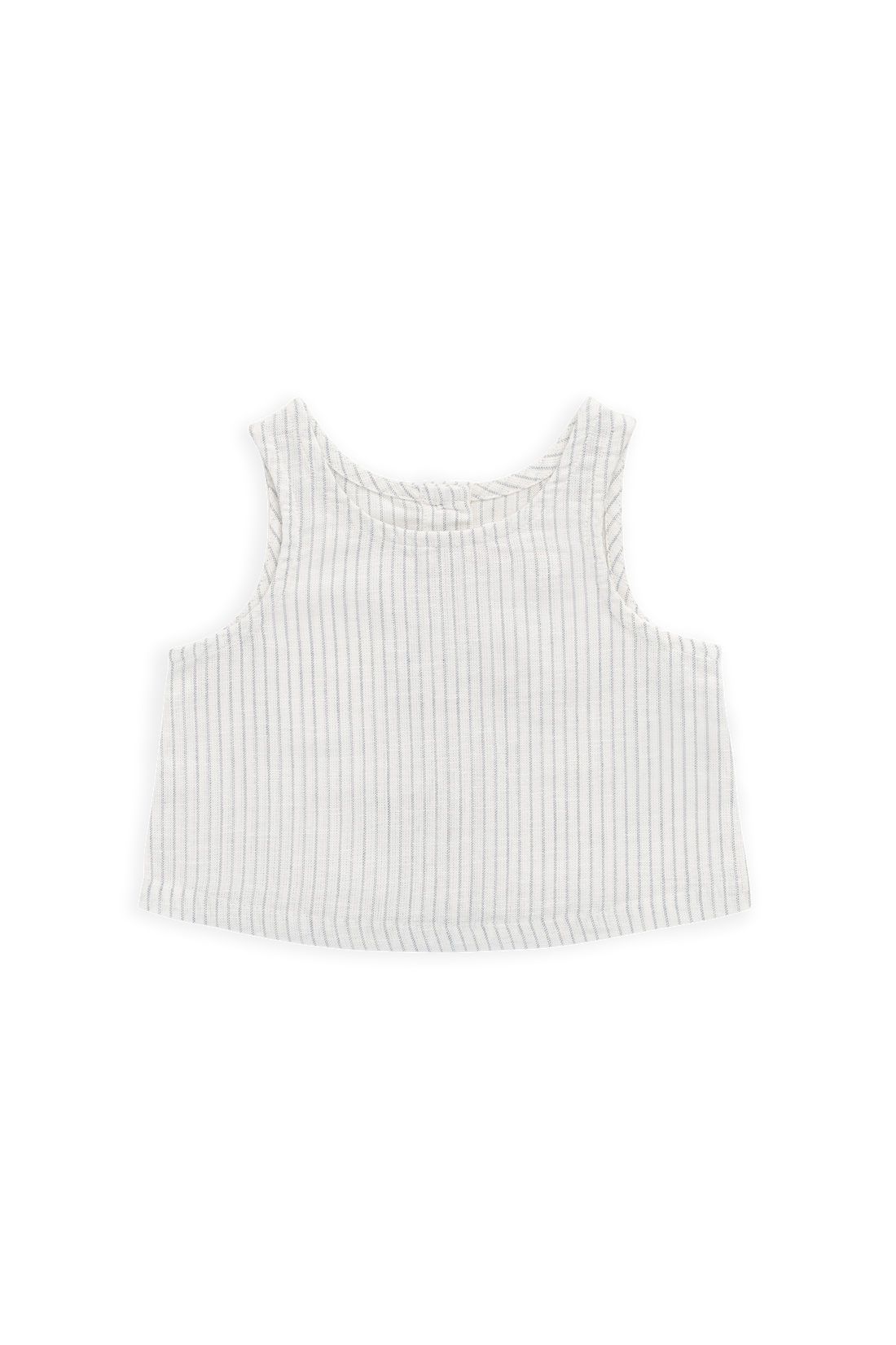 Organic Cotton Winslow Top-Mini Pinstripe Parchment / Dawn Childrens Top from Jamie Kay USA