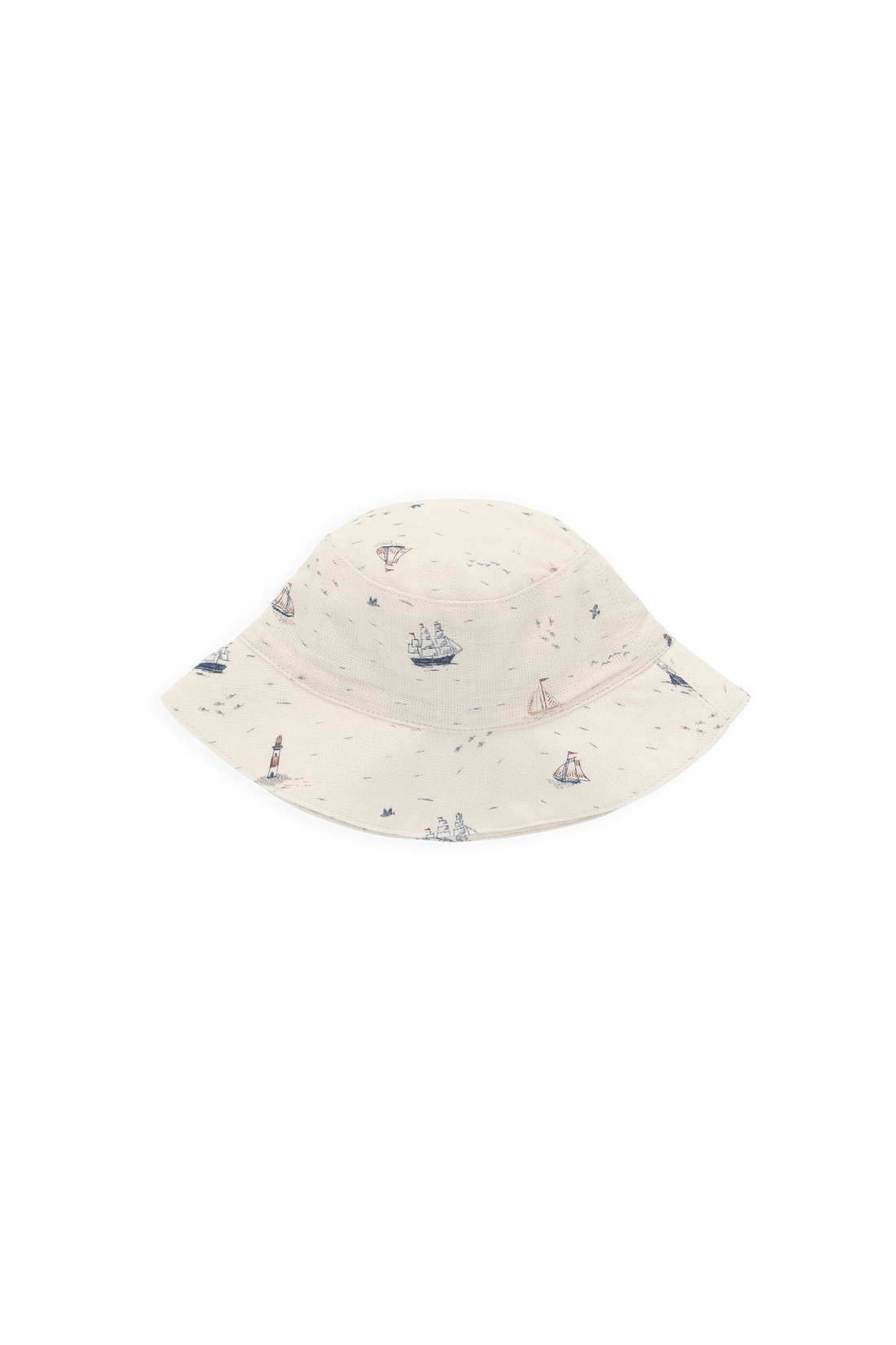 Organic Cotton Woven Bucket Hat-Sailing Day Childrens Hat from Jamie Kay USA