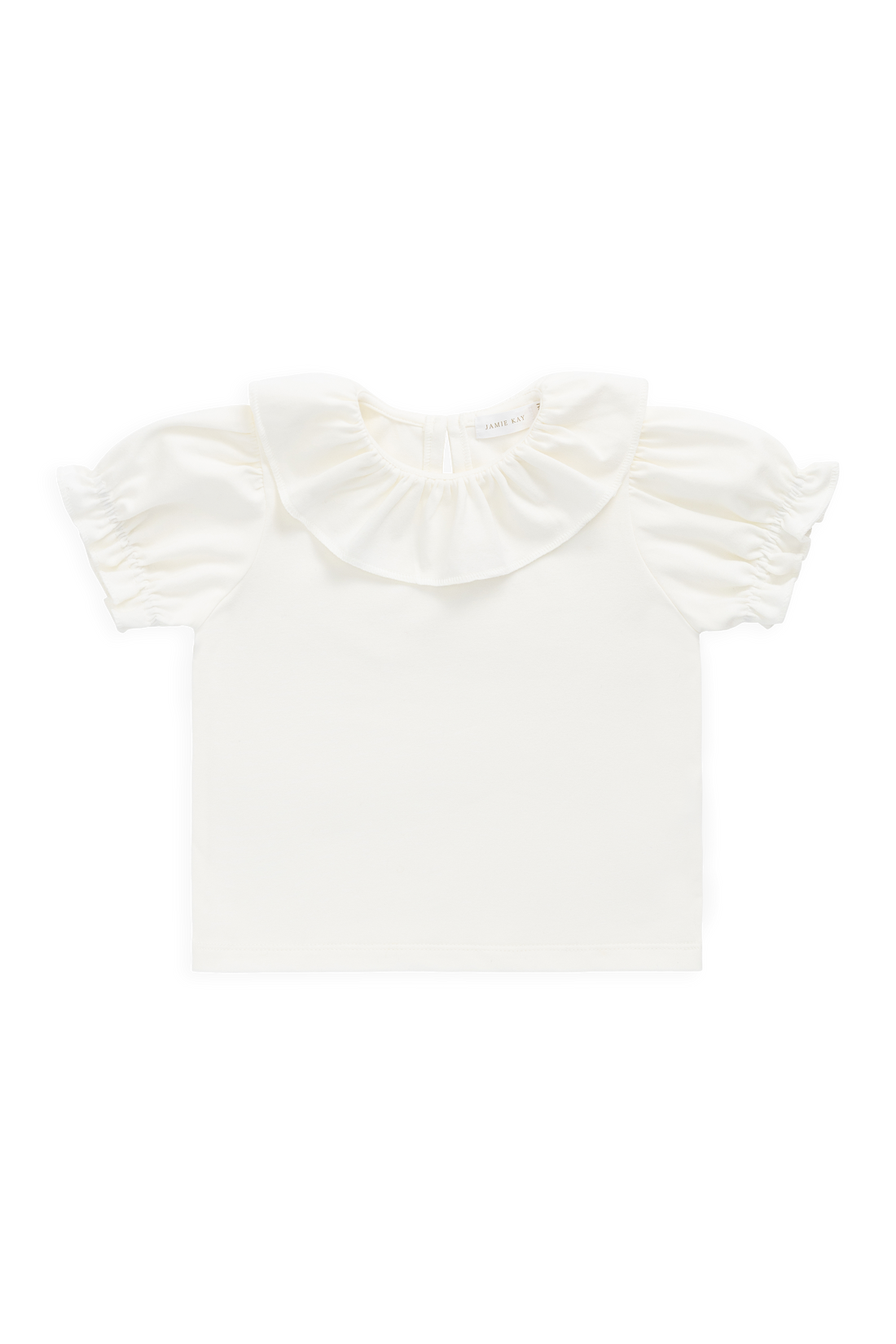 Pima Cotton Livvy Top-Parchment Childrens Top from Jamie Kay USA