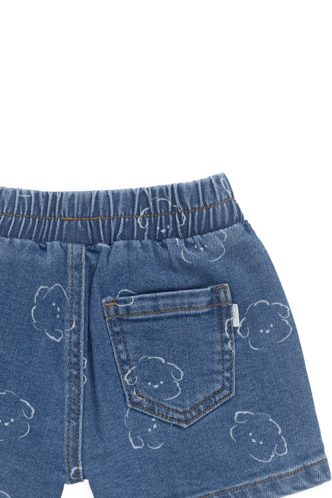 Reid Denim Short-Haru Denim Childrens Shorts from Jamie Kay USA